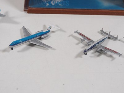 Lot 620 - A SCHABAK 1:600 scale diecast aircraft set...