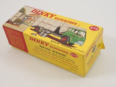 Lot 635 - A DINKY 978 diecast / plastic Refuse Wagon,...