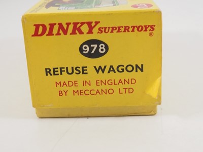 Lot 635 - A DINKY 978 diecast / plastic Refuse Wagon,...