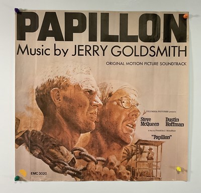 Lot 265 - PAPILLON (1973) Soundtrack poster featuring...