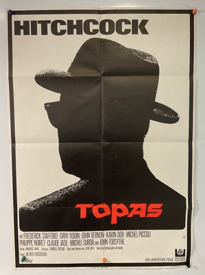 Lot 35 - TOPAZ (1969) 4 posters for the Alfred...