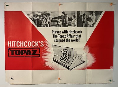 Lot 35 - TOPAZ (1969) 4 posters for the Alfred...