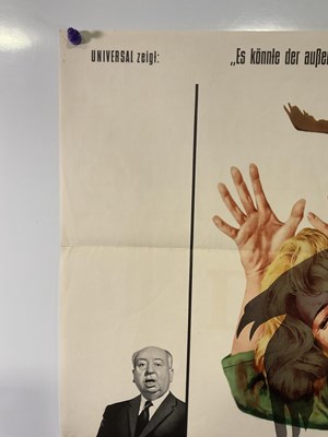 Lot 30 - THE BIRDS (1963) German A1 film poster for the...