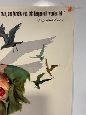 Lot 30 - THE BIRDS (1963) German A1 film poster for the...