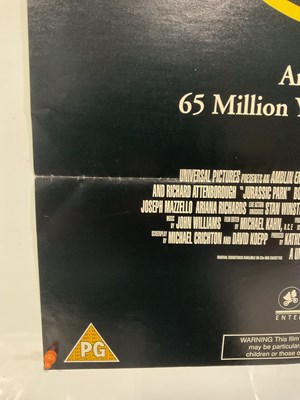 Lot 125 - JURASSIC PARK (1993) UK video store film...