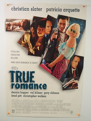 Lot 36 - TRUE ROMANCE (1993) US one sheet film poster,...