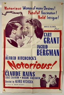 Lot 221 - A group of movie posters for Alfred Hitcock...