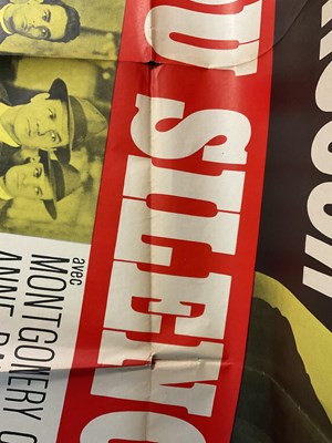 Lot 221 - A group of movie posters for Alfred Hitcock...