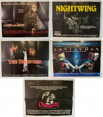 Lot 368 - A group of UK Quad Horror film posters...