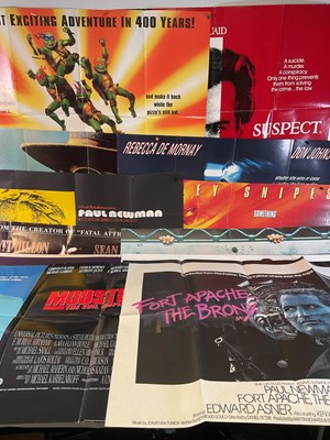 Lot 92 - A group of Action UK quad film posters, FORT...