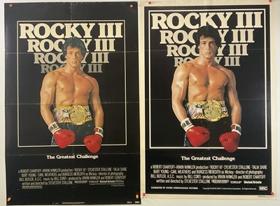 Lot 145 - ROCKY III (1982) US one sheet film poster...