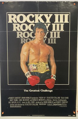 Lot 145 - ROCKY III (1982) US one sheet film poster...