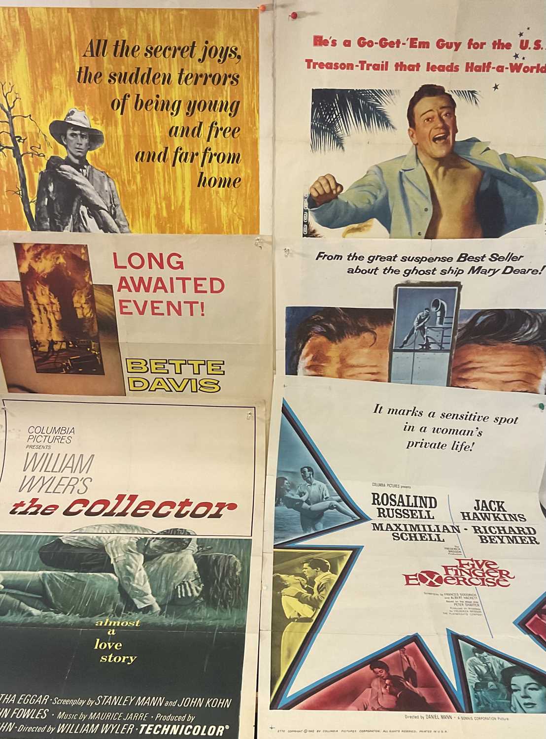 Lot 176 - A group of 1950s and 60s US one sheet film...