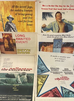 Lot 176 - A group of 1950s and 60s US one sheet film...