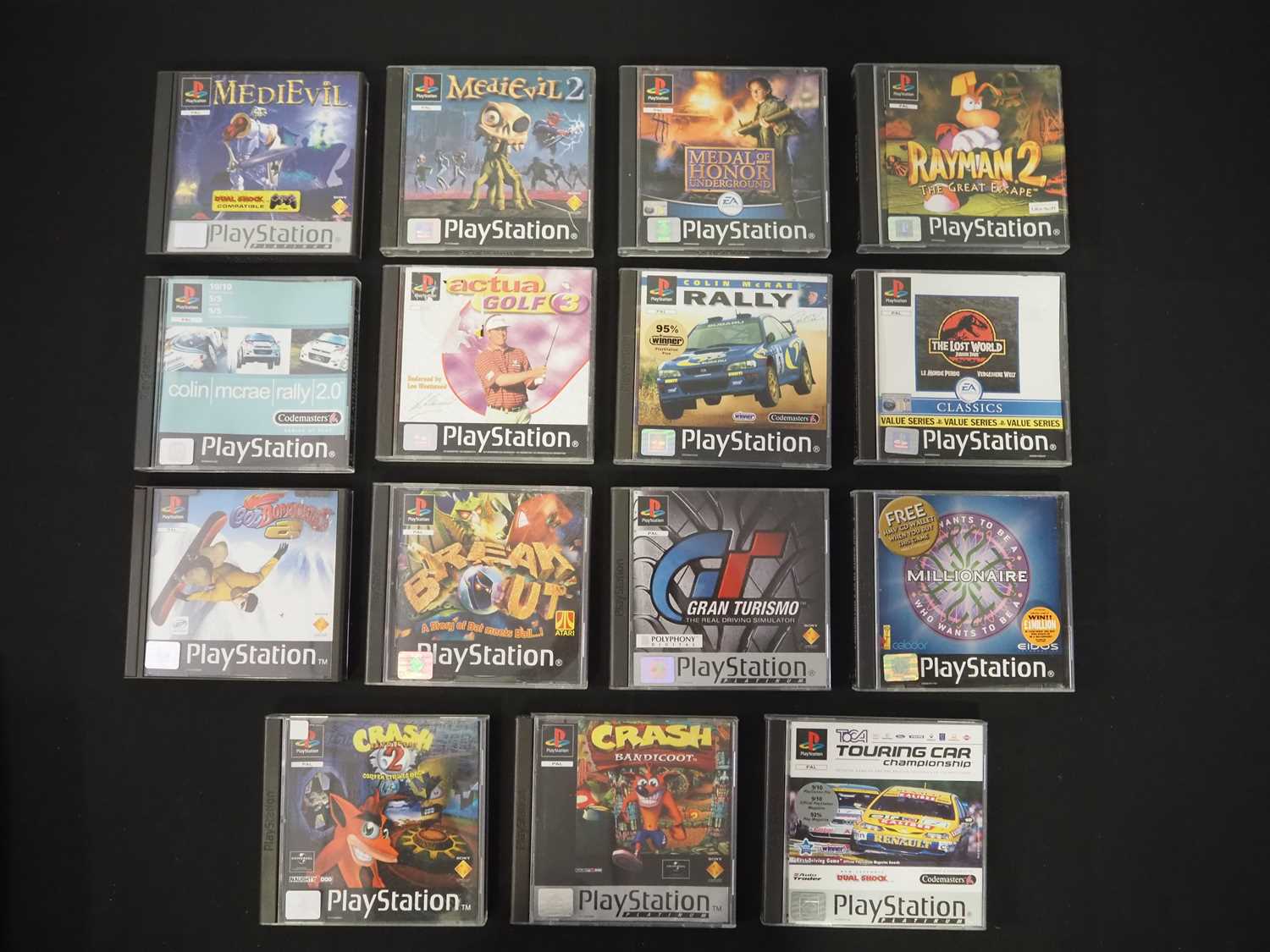 Lot 646 - A group of Playstation 1 games comprising...