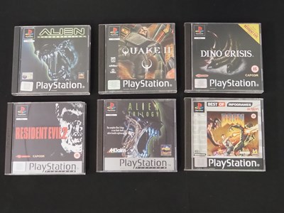 Lot 648 - A group of Playstation 1 horror games...