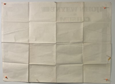 Lot 269 - CHISUM (1970) UK Quad film poster featuring...