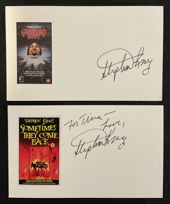 Lot 562 - STEPHEN KING - A pair of Stephen King...