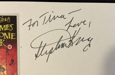 Lot 562 - STEPHEN KING - A pair of Stephen King...