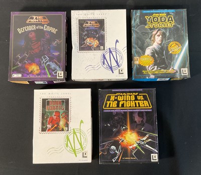 Lot 735 - A group of boxed STAR WARS PC CD-ROM / Floppy...