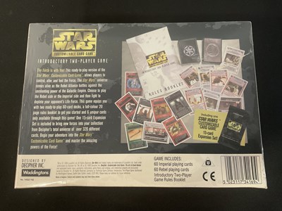 Lot 736 - STAR WARS CUSTOMIZABLE CARD GAME - First...