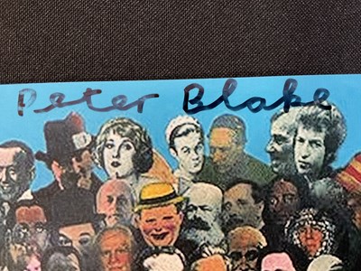 Lot 485 - PETER BLAKE - English pop artist who...