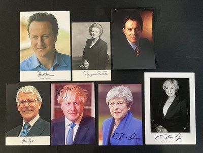Lot 527 - PRIME MINISTERS - A selection of signed...