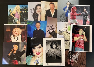 Lot 532 - TOP OF THE POPS - A group of signed 8x10 (and...
