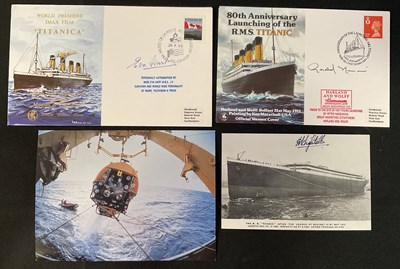 Lot 536 - A group of Titanic related signatures to...