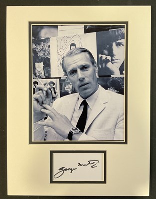 Lot 559 - GEORGE MARTIN - A signed display including...