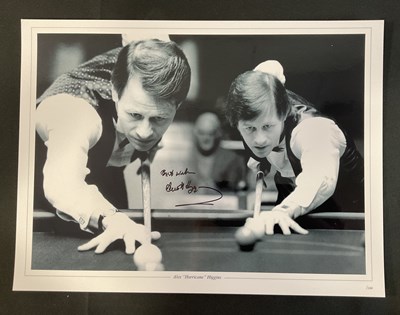 Lot 515 - You're snookered! A signed photograph of the...