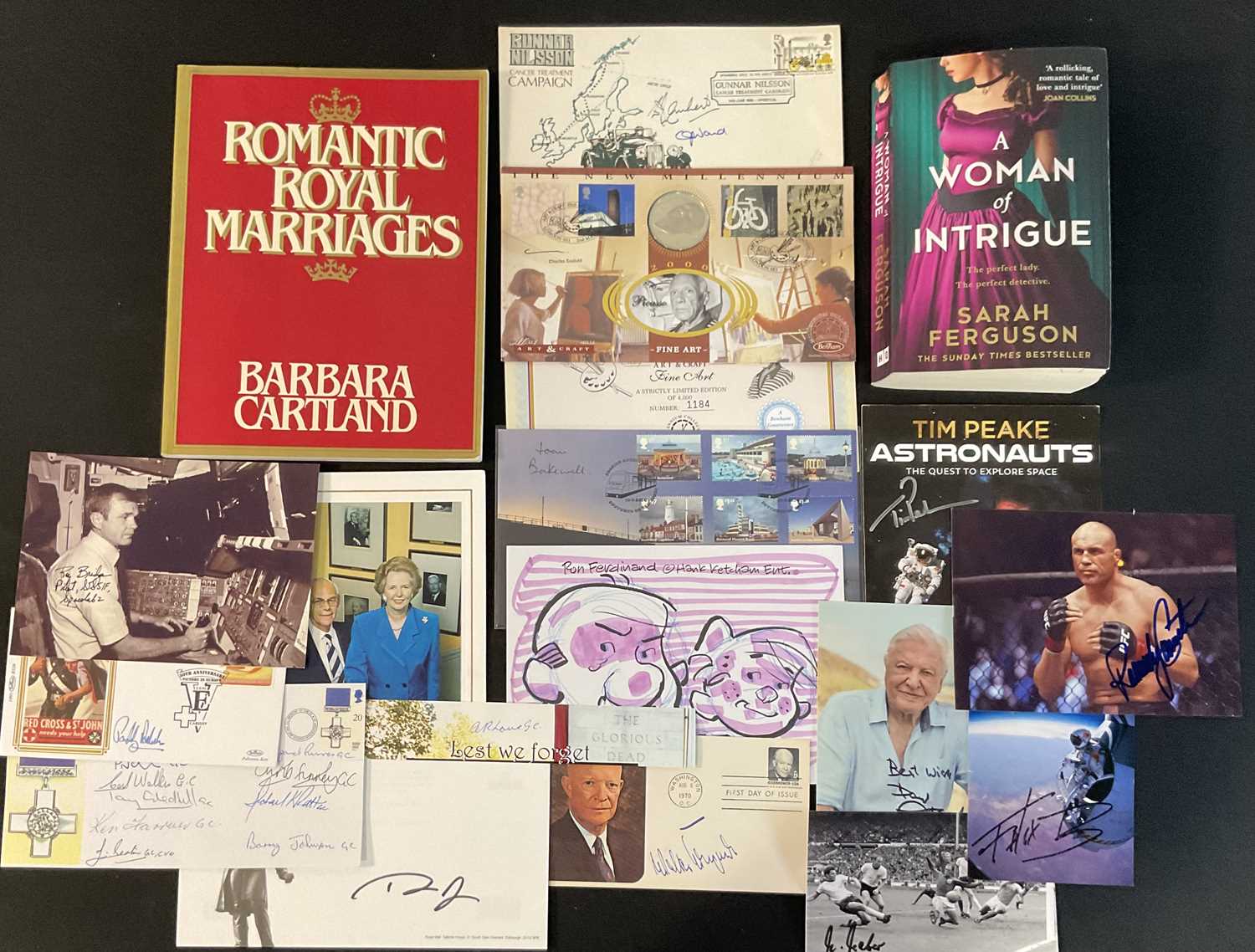 Lot 519 - The Fame Game - A quantity of signed books,...