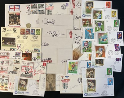 Lot 520 - FOOTBALL HEROS - A group of signed first day...