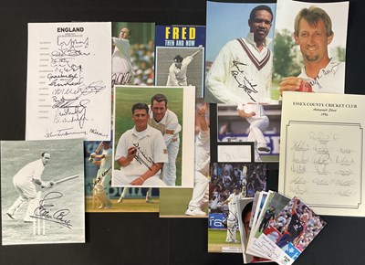 Lot 500 - HOWZAT - selection of International Cricketers...