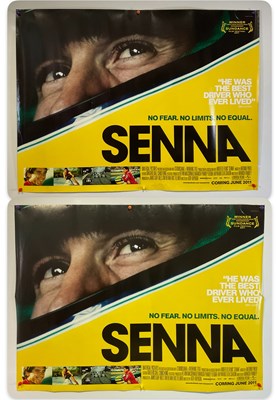 Lot 182 - SENNA (2011) Two copies of the UK quad film...