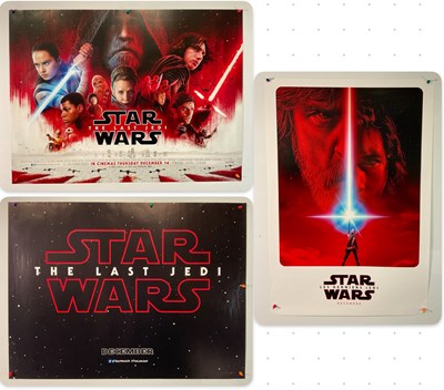 Lot 772 - STAR WARS: THE LAST JEDI (2017) UK Quad film...