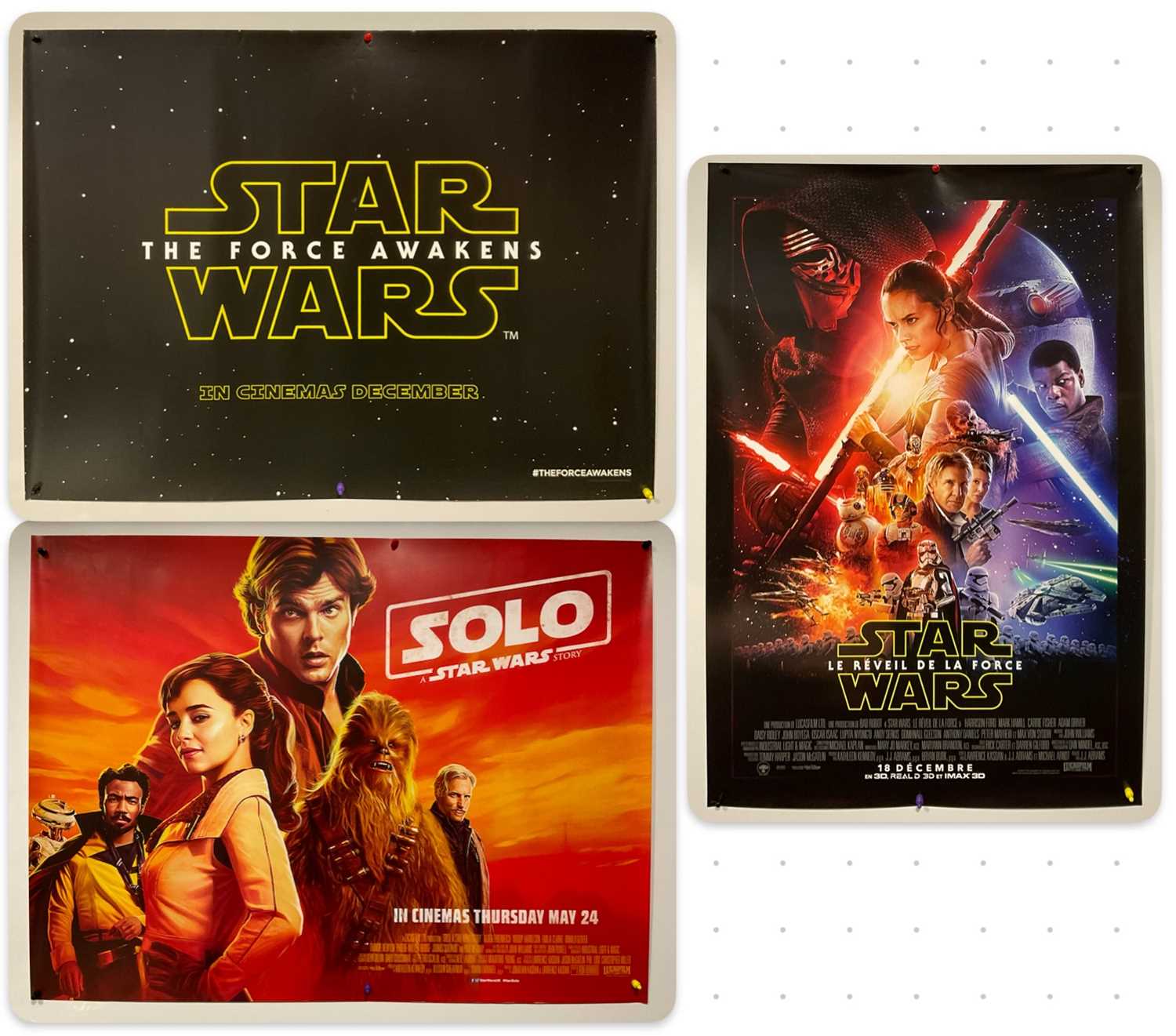 Lot 771 - STAR WARS: THE FORCE AWAKENS (2015) UK Quad...