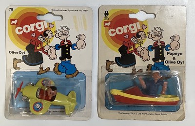 Lot 7 - A pair of CORGI Juniors #67 Popeye boat and...