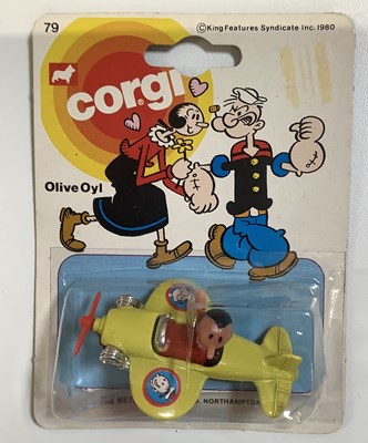 Lot 7 - A pair of CORGI Juniors #67 Popeye boat and...