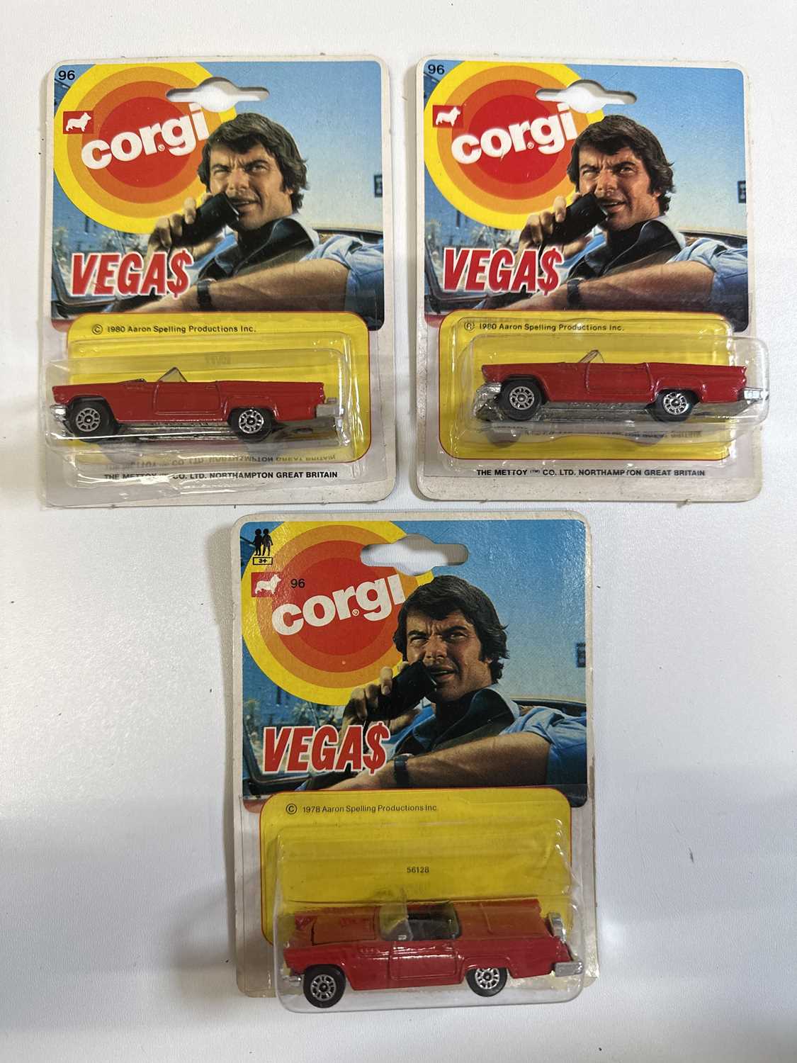 Lot 12 - CORGI Juniors #96 'Vegas' Ford Thunderbird (3)...