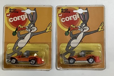 Lot 18 - A pair of CORGI Juniors #84 Bugs Bunny (2) -...