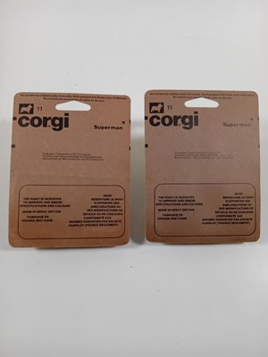 Lot 20 - A pair of CORGI Juniors Superman #11...