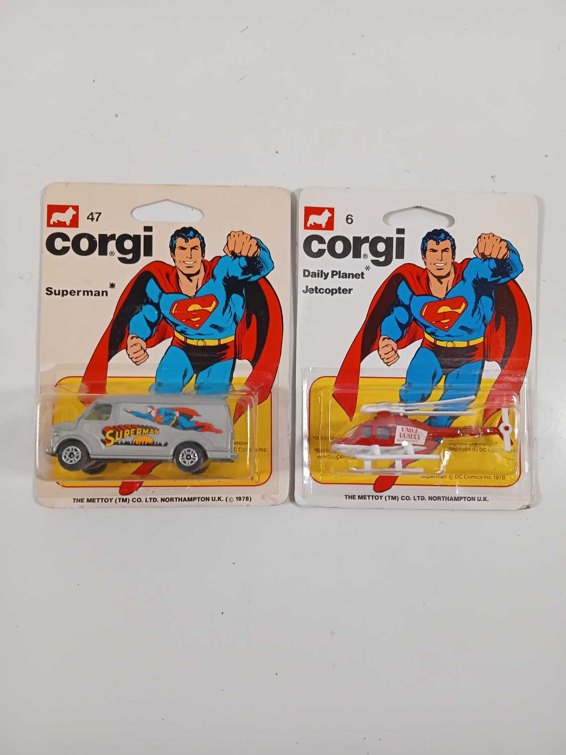 Lot 21 - A pair of CORGI Juniors 'Superman' #6 Daily...