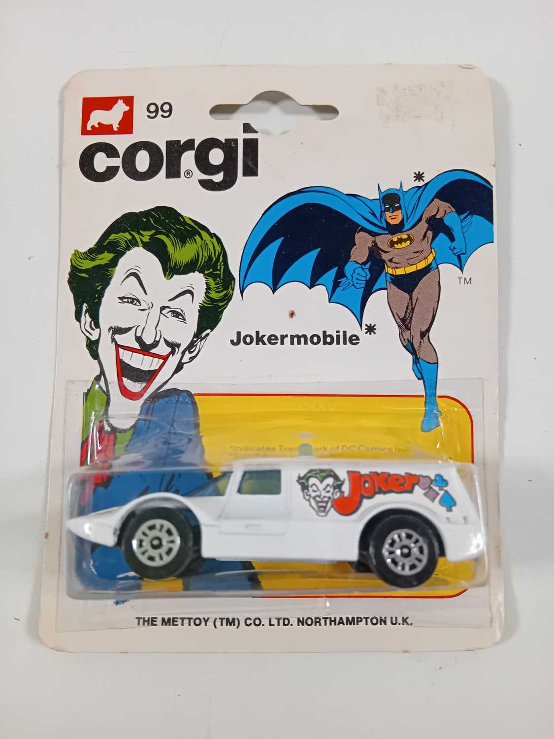 Lot 27 - CORGI Juniors #99 Batman Jokermobile - All...