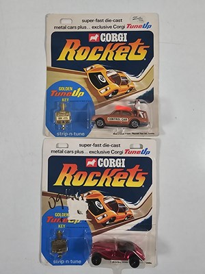 Lot 30 - A pair of CORGI Rockets sealed on original...