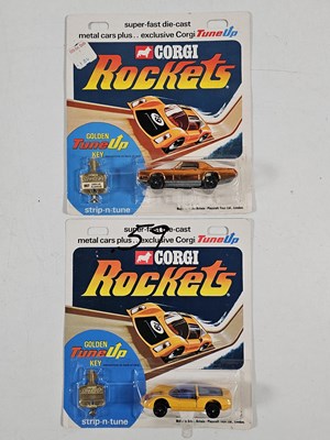 Lot 33 - A pair of CORGI Rockets sealed on original...