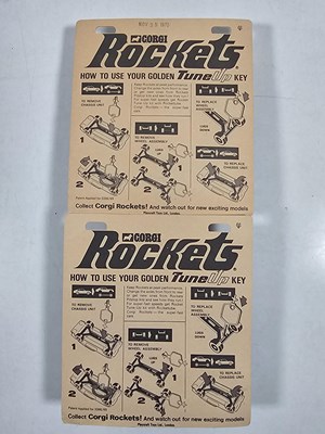 Lot 33 - A pair of CORGI Rockets sealed on original...