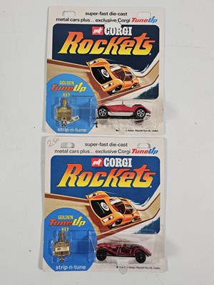 Lot 34 - A pair of CORGI Rockets sealed on original...