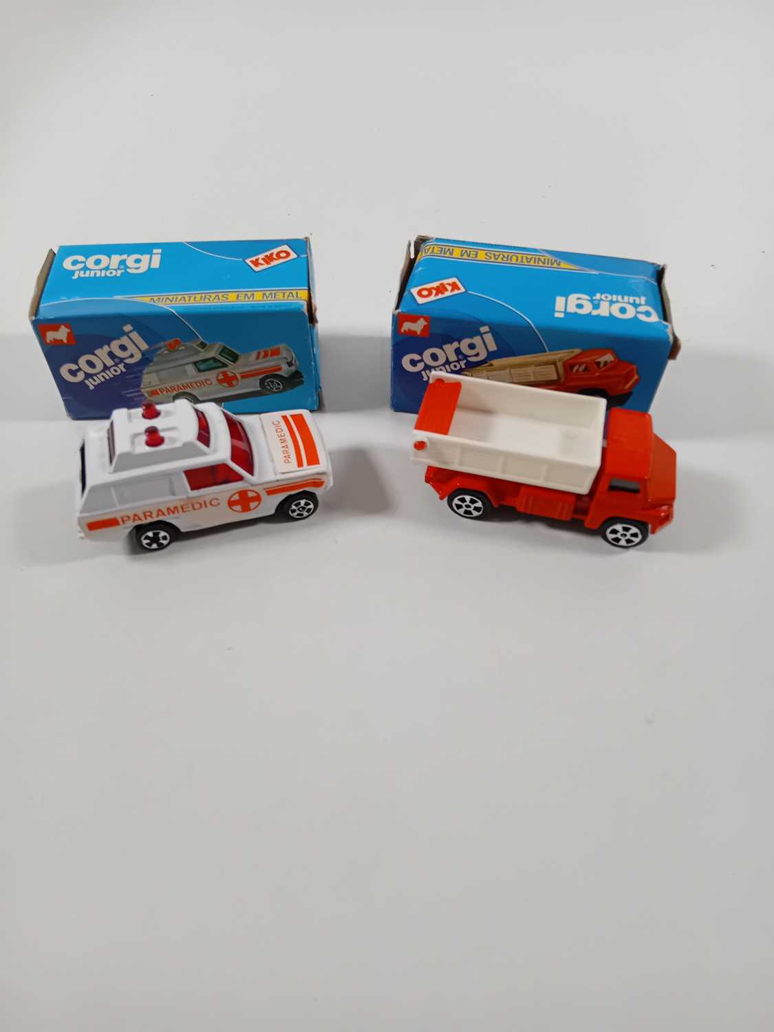 Lot 45 - A pair of KIKO (CORGI Juniors) boxed die cast...