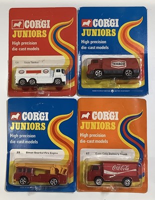 Lot 55 - CORGI Juniors mid 1970's regular backing cards...